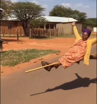 South Africans Stunned by Gogo Flying on Broom in Broad Daylight - Viral AI Video