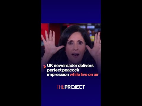 BBC Anchor Imitates Peacock Live on Air