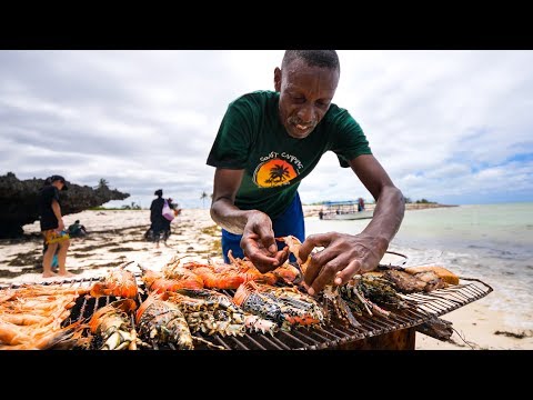 Lobster Beach BBQ + Kenyan Street Food in Malindi!