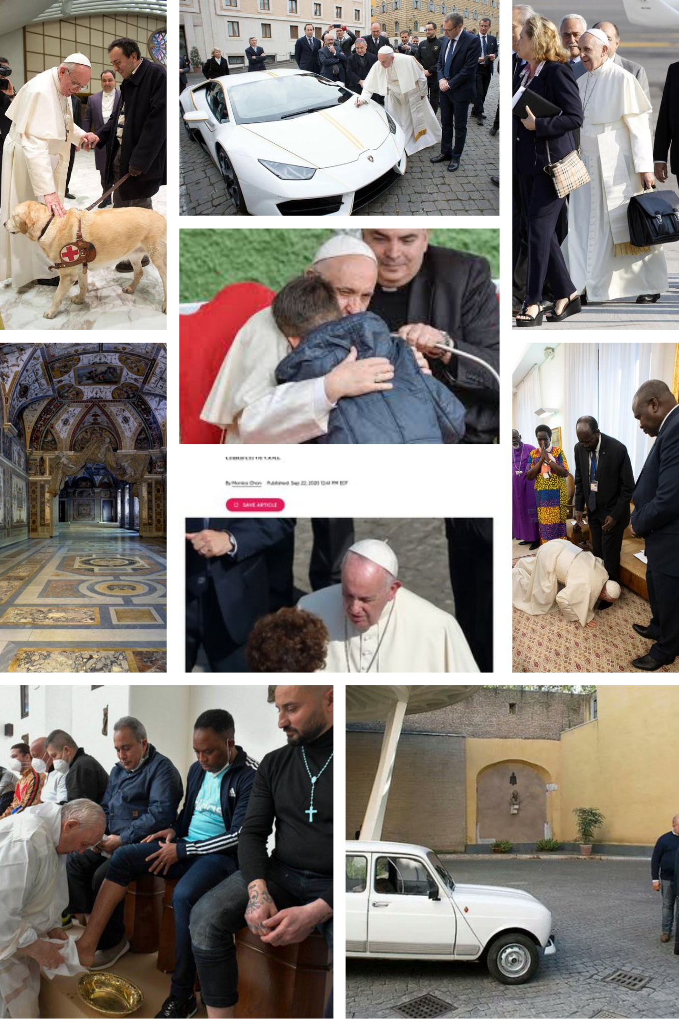 Moments That Show Pope Francis's Humble Heart
