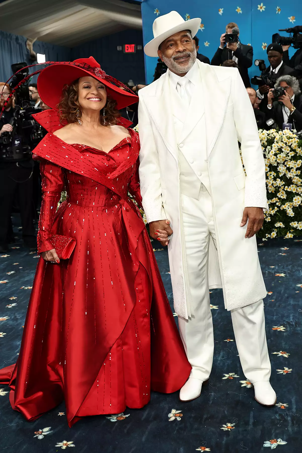 Debbie Allen and Norm Nixon