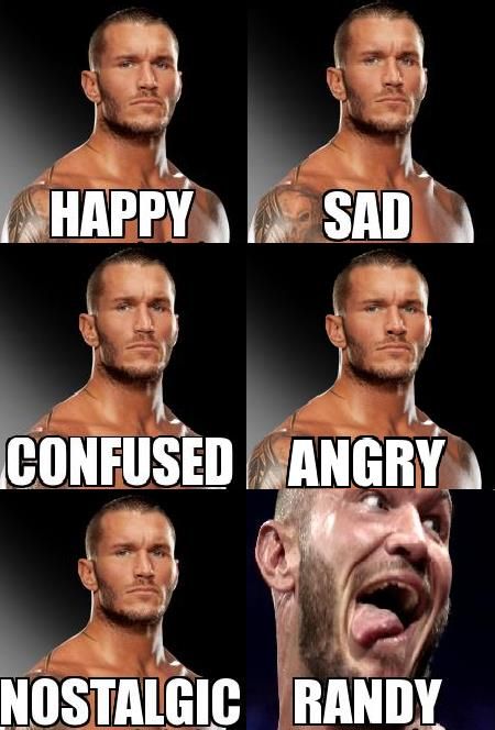 Randy Orton Moods Meme
