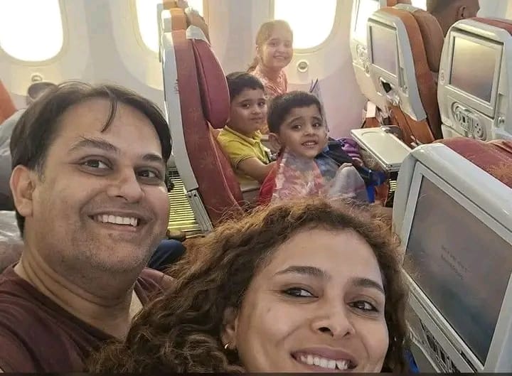 Last photo of an entire family who died on Air India Flight 171 just after take off